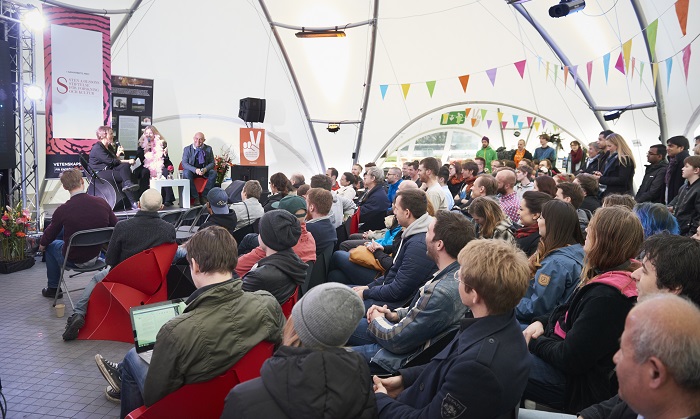Foto: Niklas Bernstone. Med hundratals arrangemang och över 1000 timmar ägnade åt vetenskap och forskning är Vetenskapsfestivalen ett av Europas största event i sin genre. Sveriges Ingenjörer är förstås på plats.