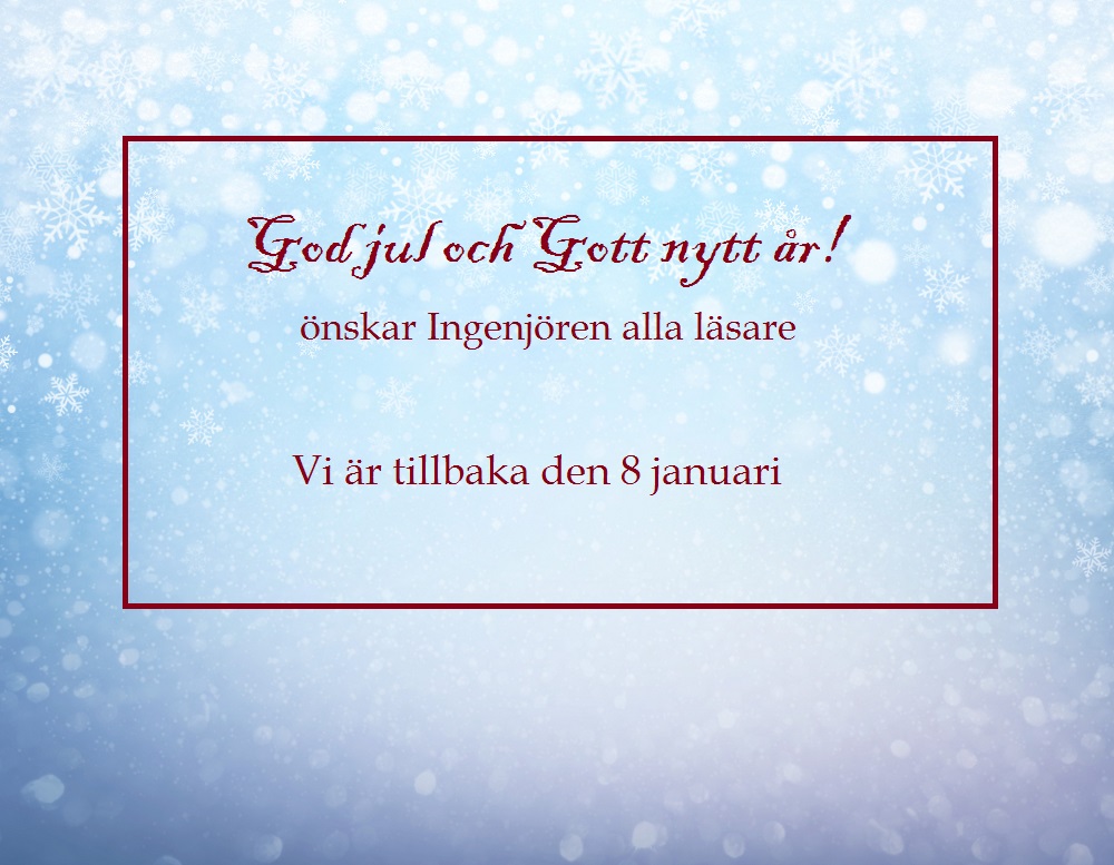 God Jul önskar redaktionen Bild: Thinkstock/redaktionen