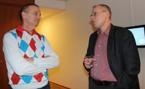 Mentorn Bengt Olsson, Kristianstad kommun träffade sin adept Johan Larsson, Lyckeby.