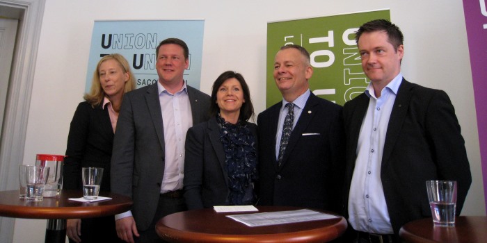 LO, TCO och Saco går samman i biståndsorganisationen Union to Union.