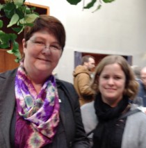 Birgitta Rognås och Anna Johansson på i3Tex.