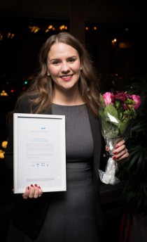 Foto:Erik Frenne. Cecilia Molinder har ett lärorikt år framför sig med traineeprogram bland annat.